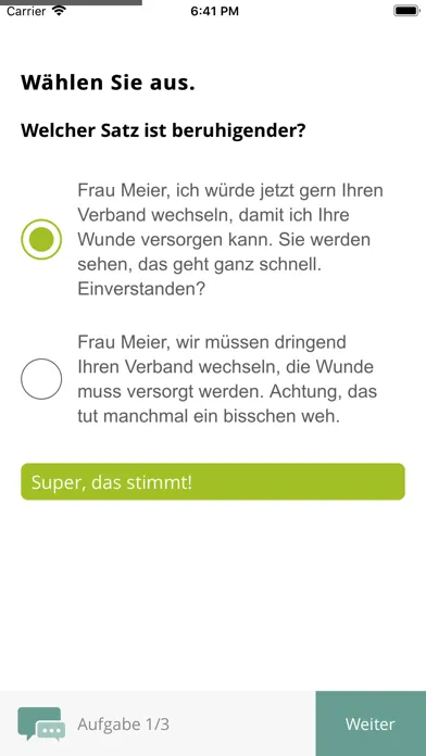 Скриншоты Ein Tag Deutsch in der Pflege