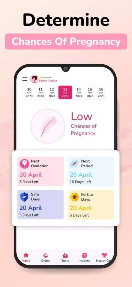 Captures d'écran de Ovulation Tracker Get Pregnant