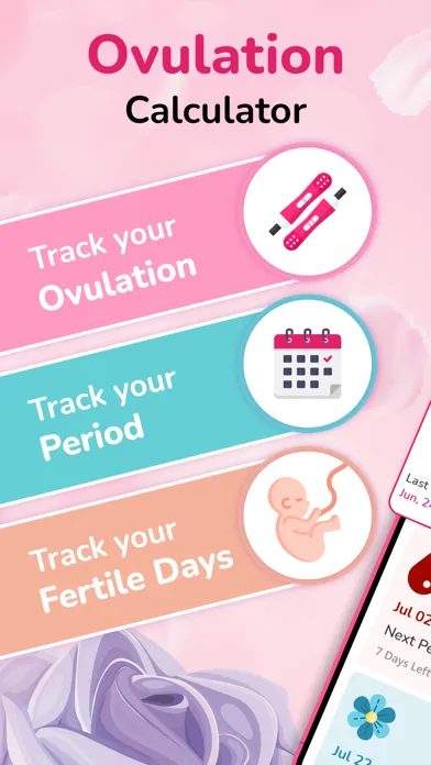 تصاویر Period & Ovulation Calculator
