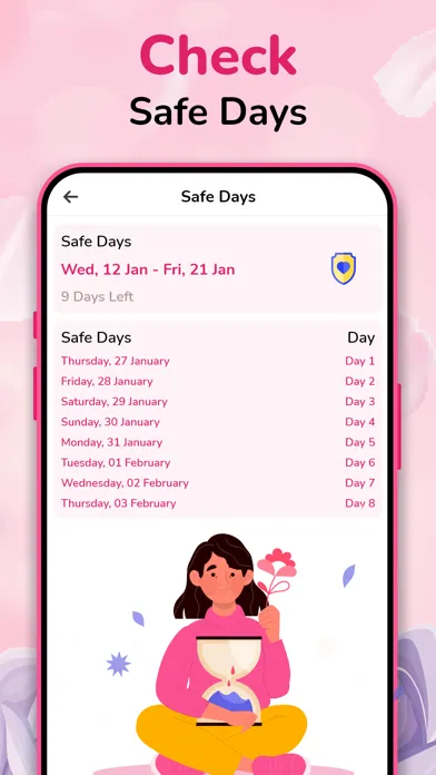 تصاویر Period & Ovulation Calculator