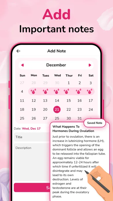 تصاویر Period & Ovulation Calculator