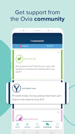Ovia Pregnancy & Baby Tracker應用截圖