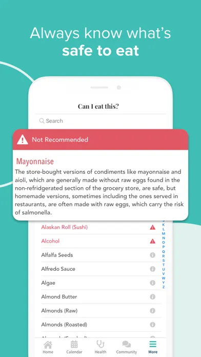 Screenshot di Ovia Pregnancy & Baby Tracker