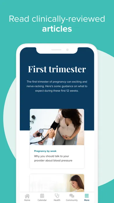 Screenshot di Ovia Pregnancy & Baby Tracker