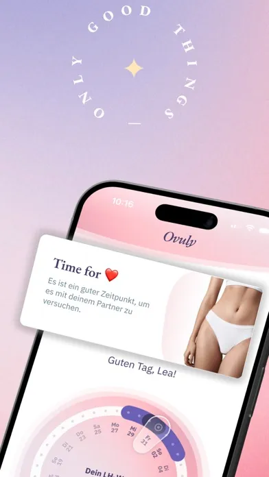 تصاویر Ovuly Ovulation App