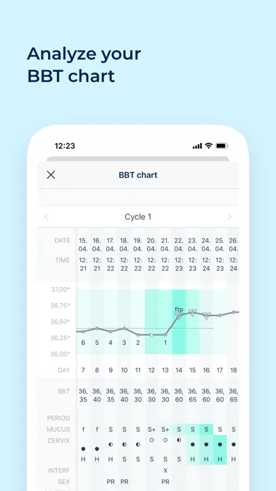 Ovy Cycle & Fertility Tracker‬ 스크린샷