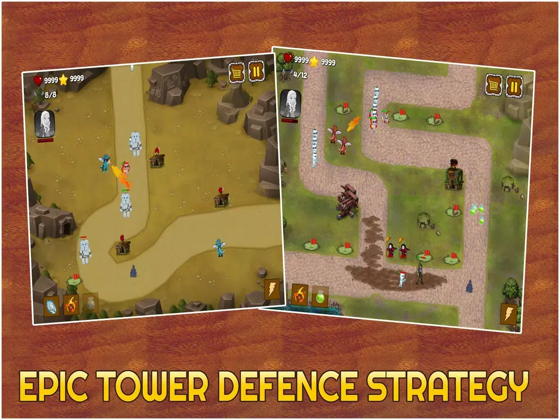 Capturas de pantalla de Defense of Thrones TD Game Free iPad 
