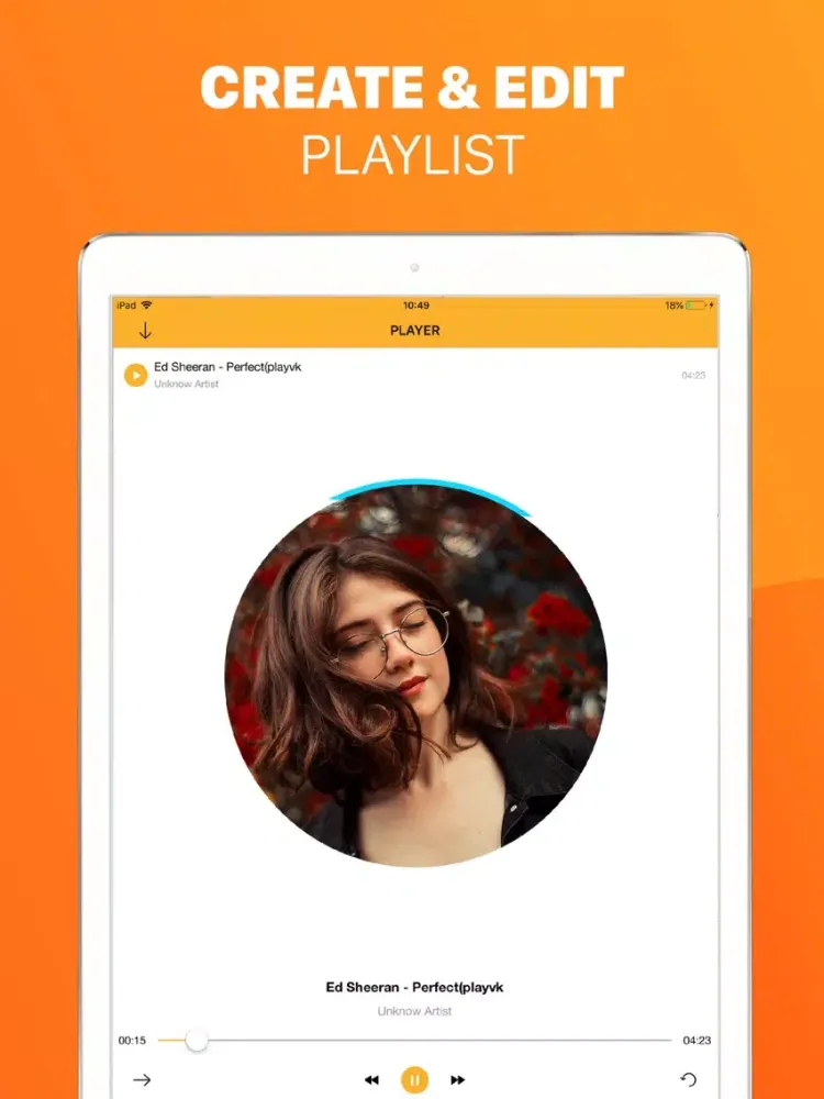 iPlay Music Offline - Tabidy iPad  स्क्रीनशॉट