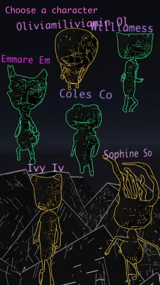 Capturas de tela do Endlessness