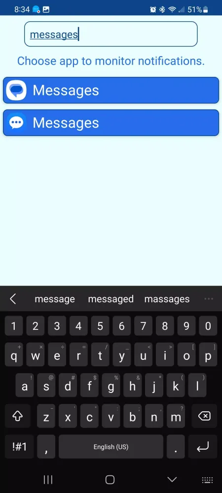 Ảnh chụp màn hình của AlertMe