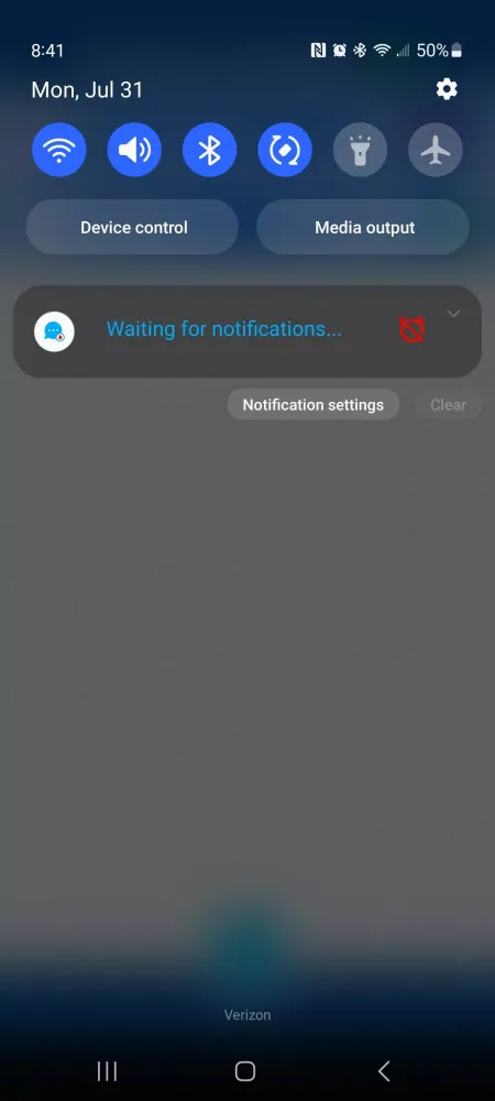 Ảnh chụp màn hình của AlertMe