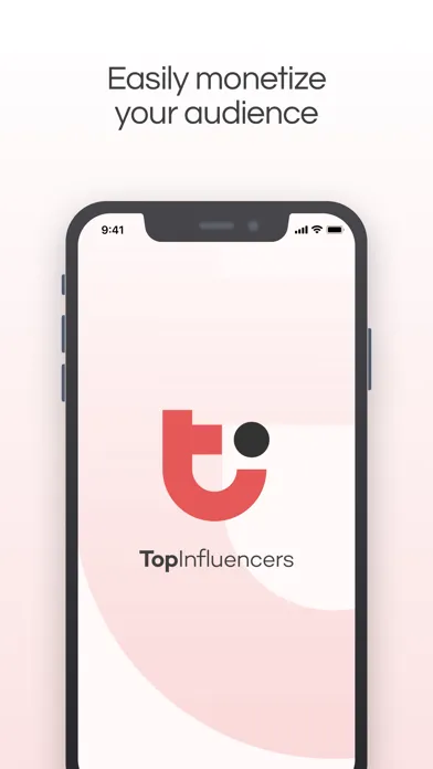 Screenshot di Top Influencers