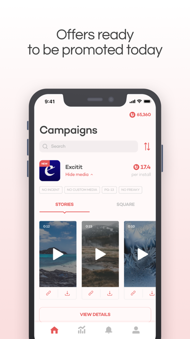 Top Influencers Screenshots