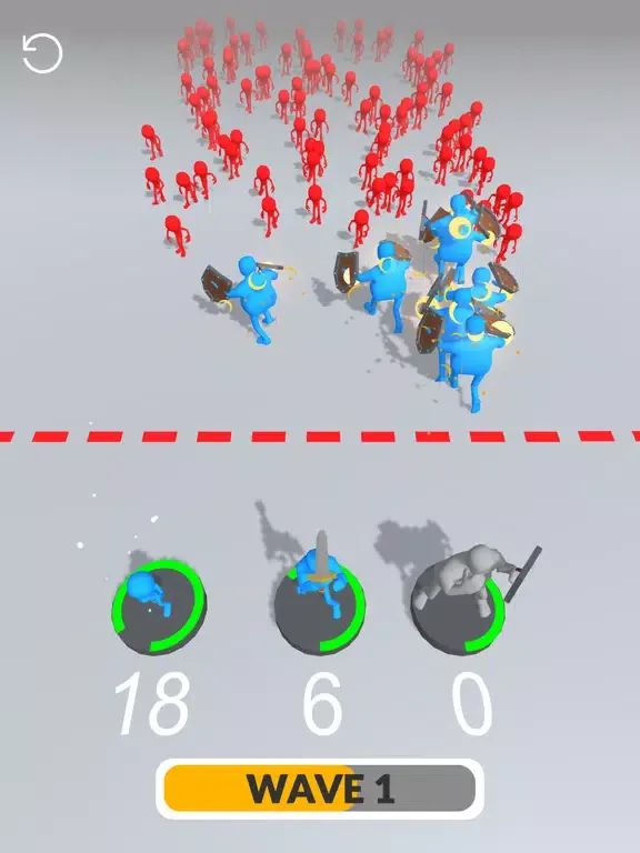 ภาพหน้าจอของ Idle Fighting Crowd iPad 