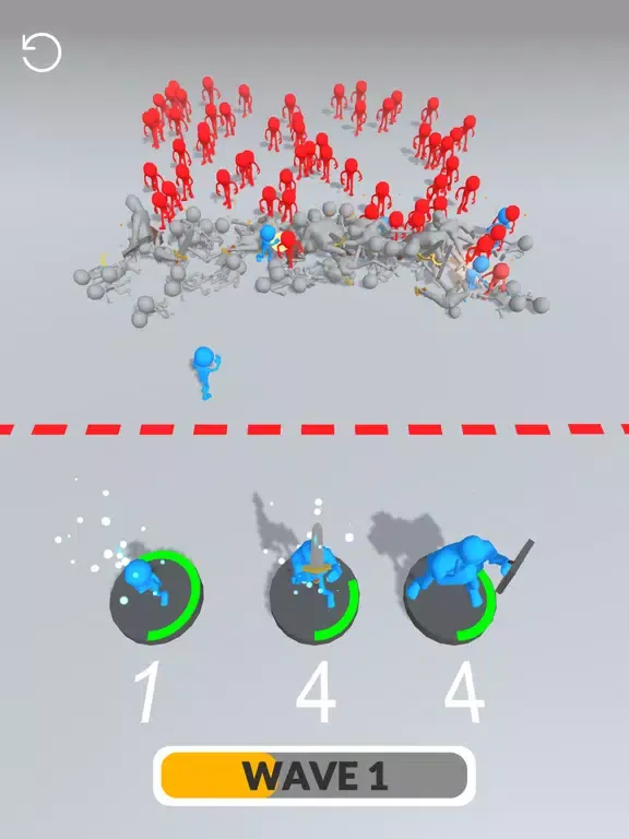 ภาพหน้าจอของ Idle Fighting Crowd iPad 