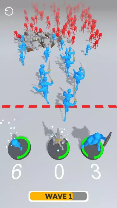 ภาพหน้าจอของ Idle Fighting Crowd