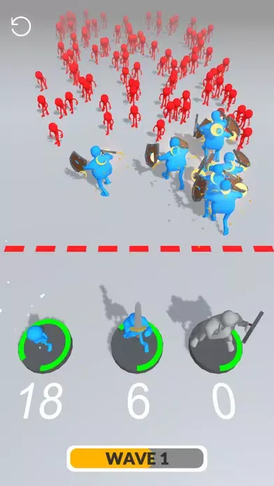 ภาพหน้าจอของ Idle Fighting Crowd
