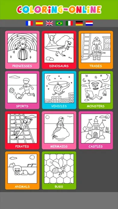 Capturas de pantalla de COLORING ONLINE