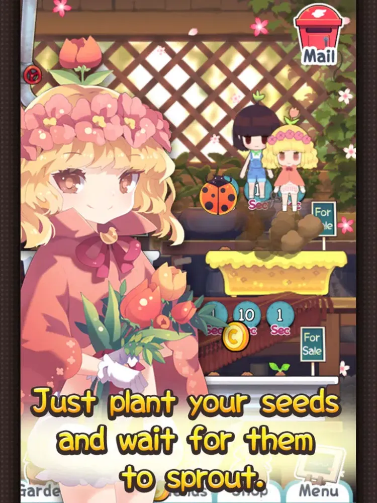 Tangkapan skrin MandrakeGirls ~Garden of Secret~ iPad 