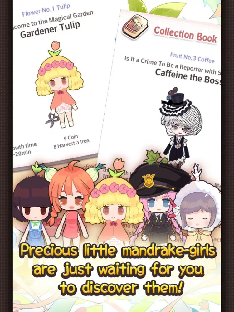 Tangkapan skrin MandrakeGirls ~Garden of Secret~ iPad 