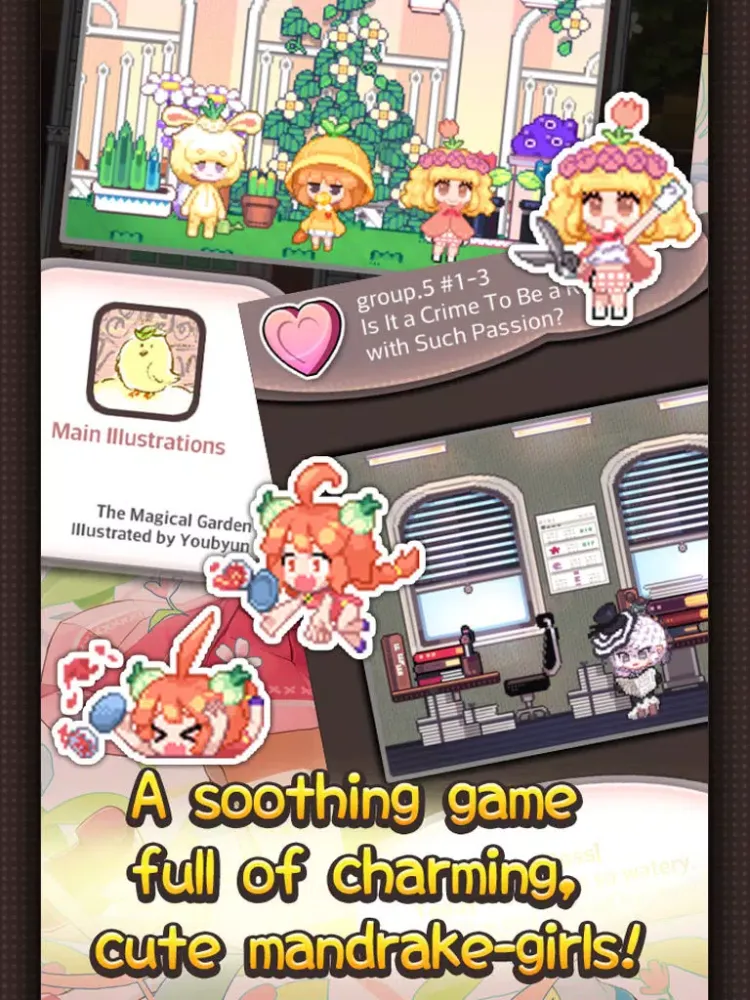 Tangkapan skrin MandrakeGirls ~Garden of Secret~ iPad 