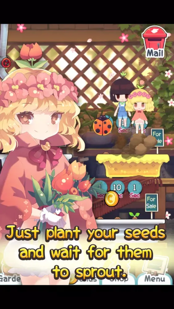Tangkapan skrin MandrakeGirls ~Garden of Secret~