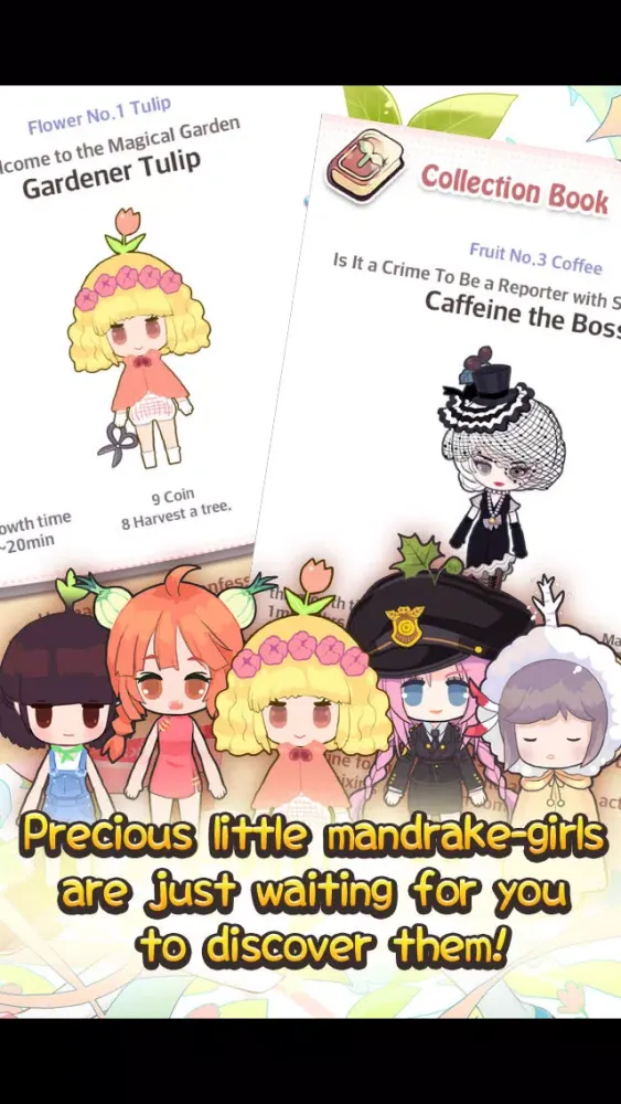 Tangkapan skrin MandrakeGirls ~Garden of Secret~