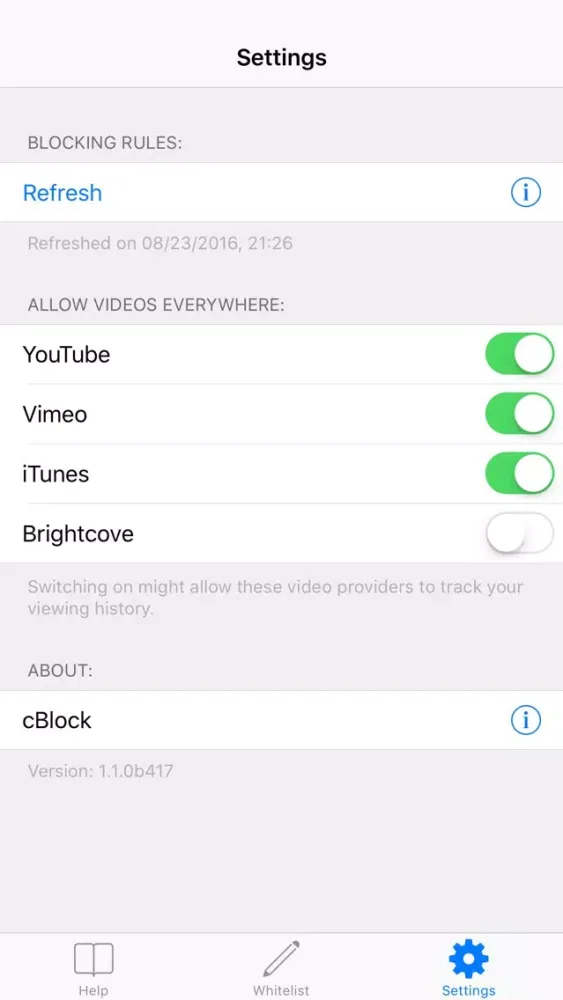 cBlock － Adblocker for privacy应用截图