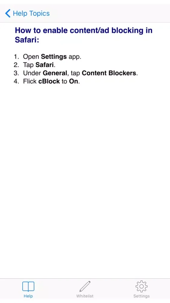 cBlock － Adblocker for privacy应用截图