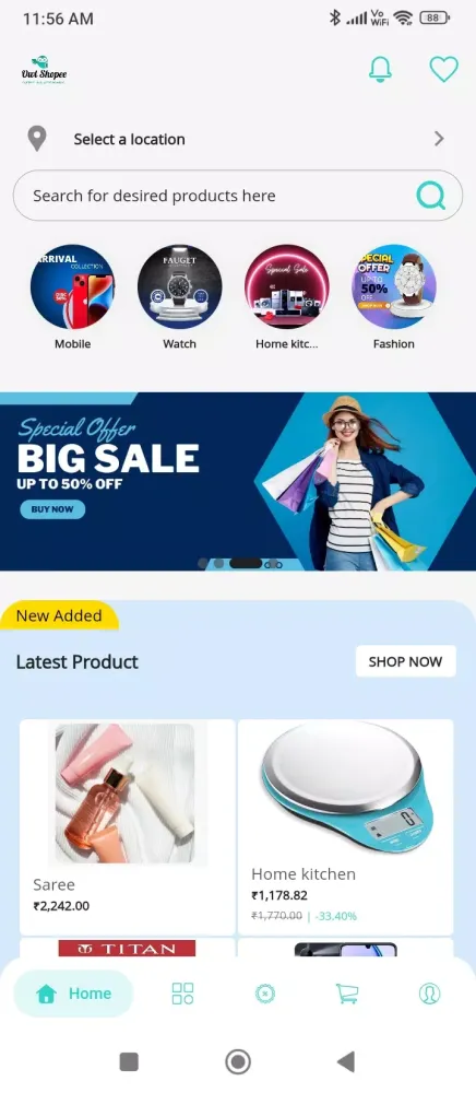 Capturas de pantalla de Owl Shopee
