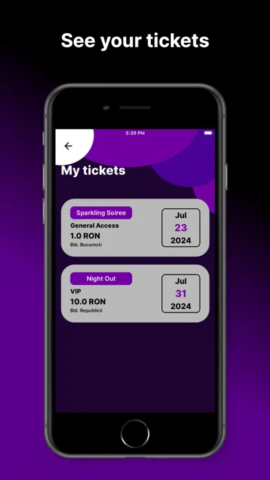 NightOwl Events Ekran Görüntüleri
