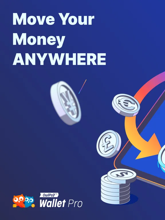 OwlPay Wallet Pro iPad  स्क्रीनशॉट