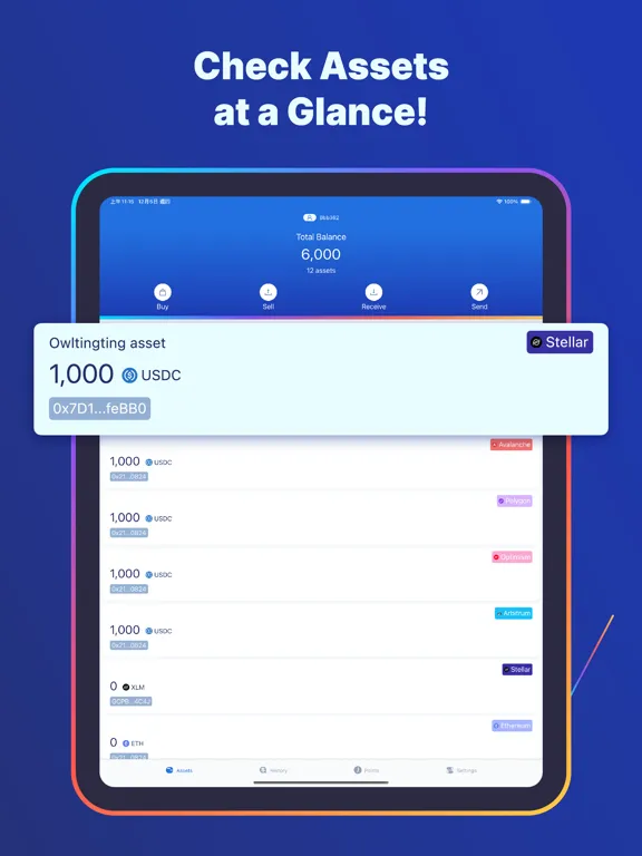 OwlPay Wallet Pro iPad  स्क्रीनशॉट