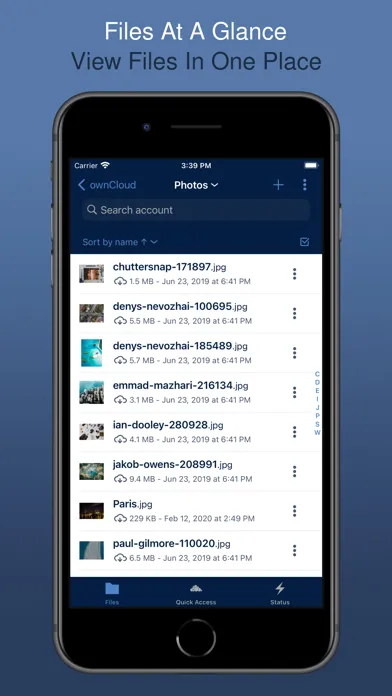 ownCloud - File Sync and Share 스크린샷