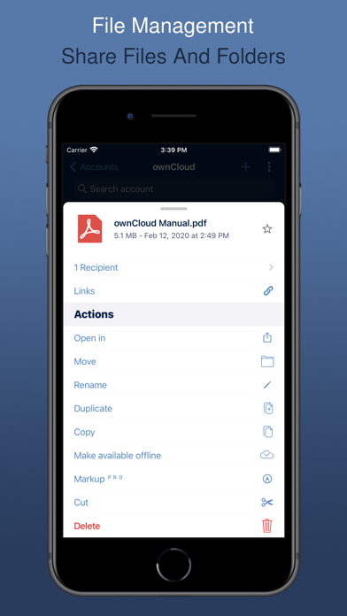 ownCloud - File Sync and Share应用截图