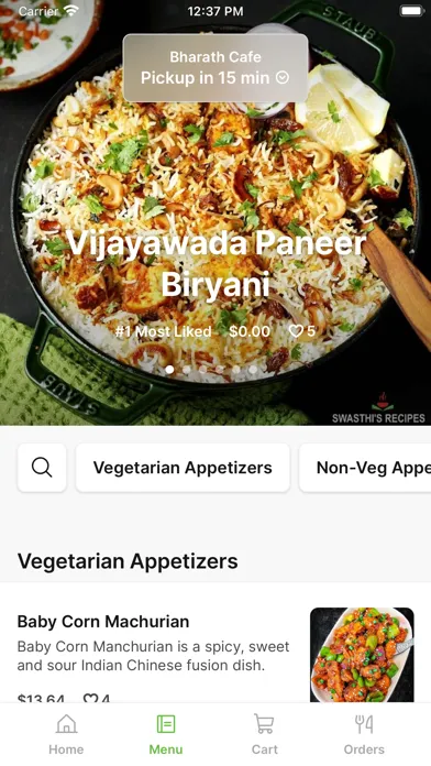 Bharath Cafe স্ক্রিনশট