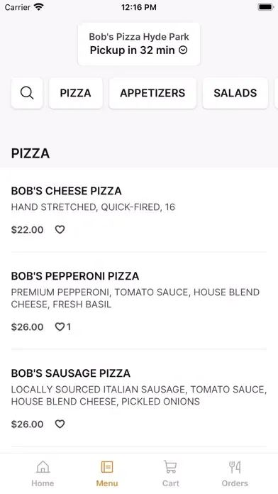 Скриншоты Bob's Pizza