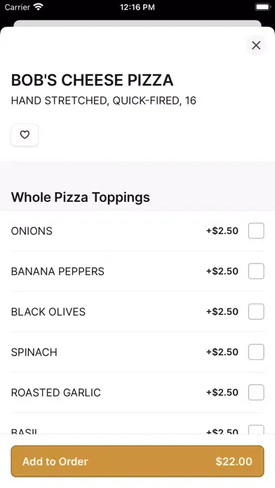 Скриншоты Bob's Pizza