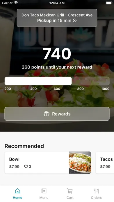 Capturas de pantalla de Don Taco Mexican Grill