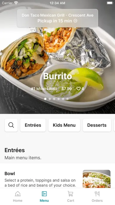 Capturas de pantalla de Don Taco Mexican Grill