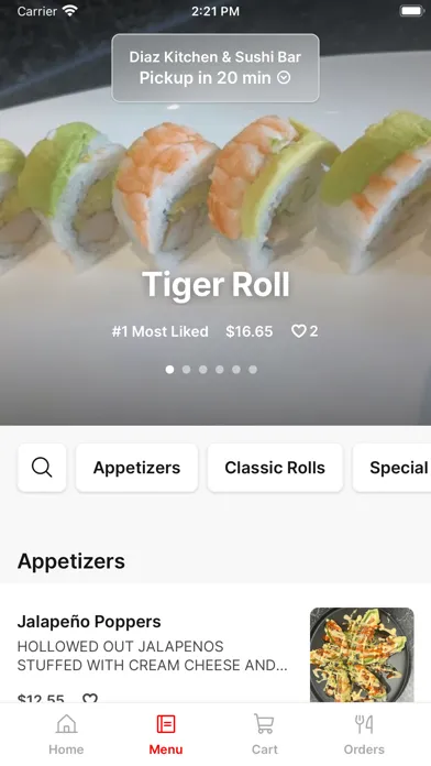 Diaz Kitchen & Sushi Bar应用截图