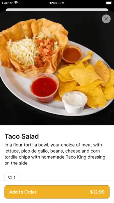 Tangkapan layar Taco King