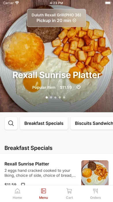 Capturas de pantalla de Duluth Rexall Grill