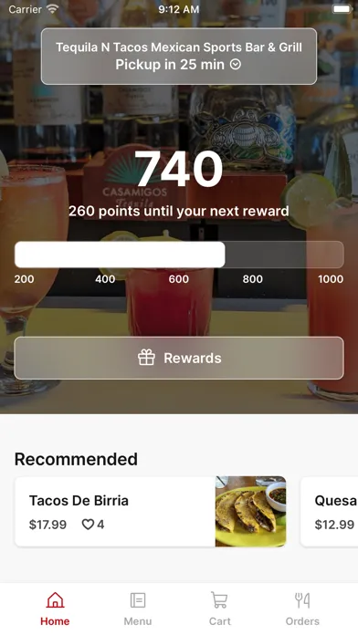 Ảnh chụp màn hình của Tequila N Tacos NJ