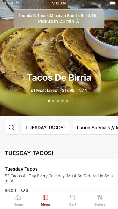 Ảnh chụp màn hình của Tequila N Tacos NJ
