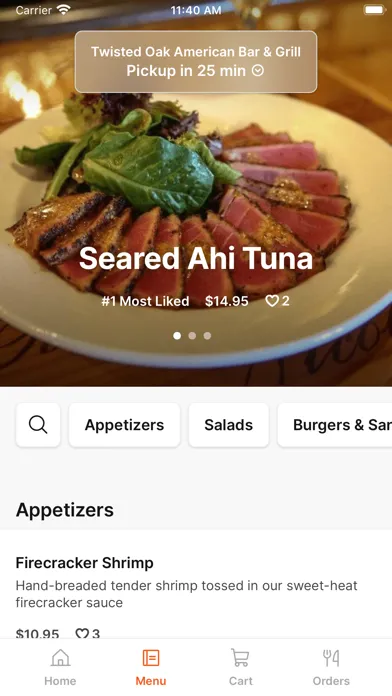 Twisted Oak Bar & Grill سکرین شاٹس