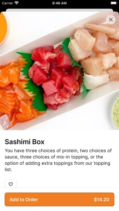 Capturas de pantalla de Sunfish Poke To Go