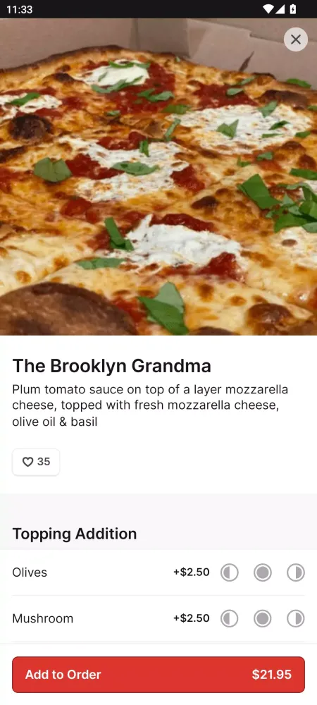 Brooklyn Pizza - NJ应用截图