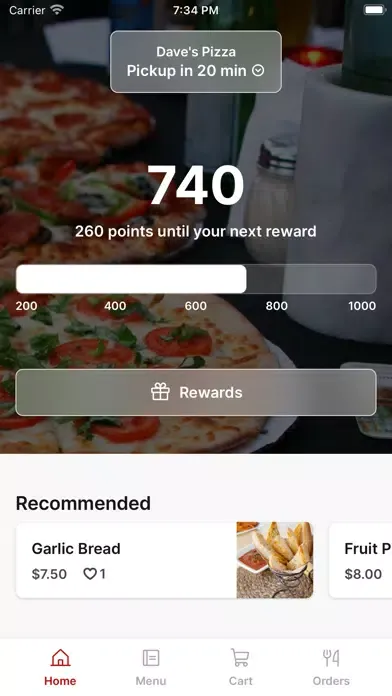 Capturas de pantalla de Dave's Pizza