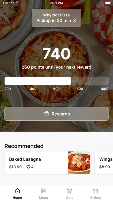 Why Not Pizza应用截图